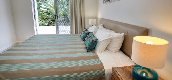 Coolum At The Beach Ground Floor One Bed bedroom