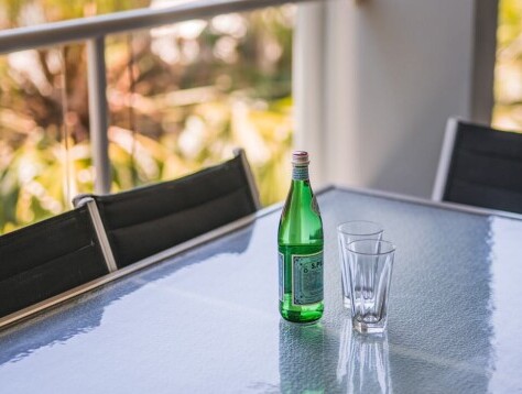 Coolum At The Beach apartment three Bed balcony view drinks