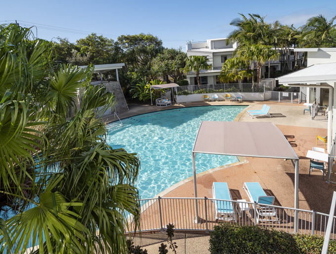 Main resort pool heated