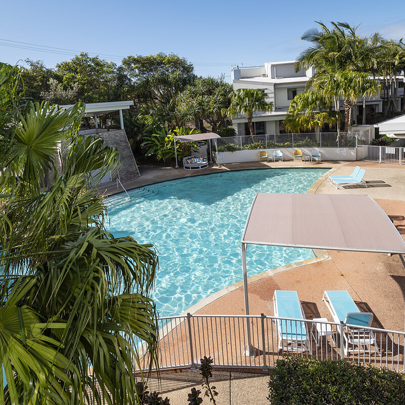 Main resort pool heated
