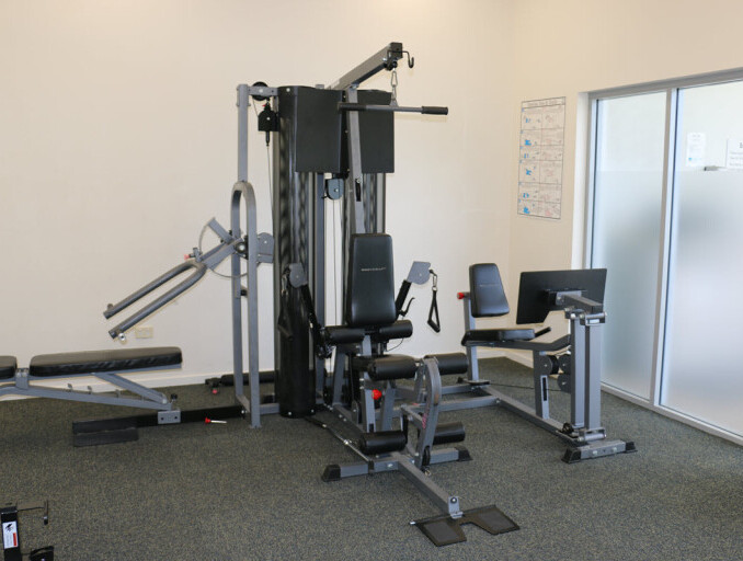 Resort gym for guests