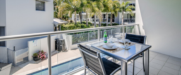 coolum at the beach one bedroom balcony