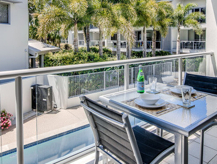 coolum at the beach one bedroom balcony