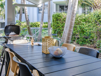 117 coolum at the beach four bedroom villa bbq area